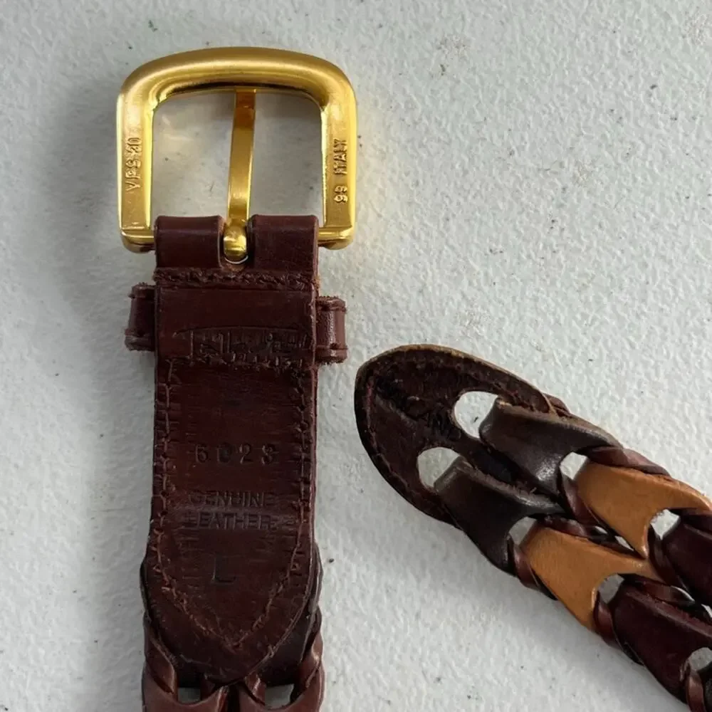 Talbots braided leather